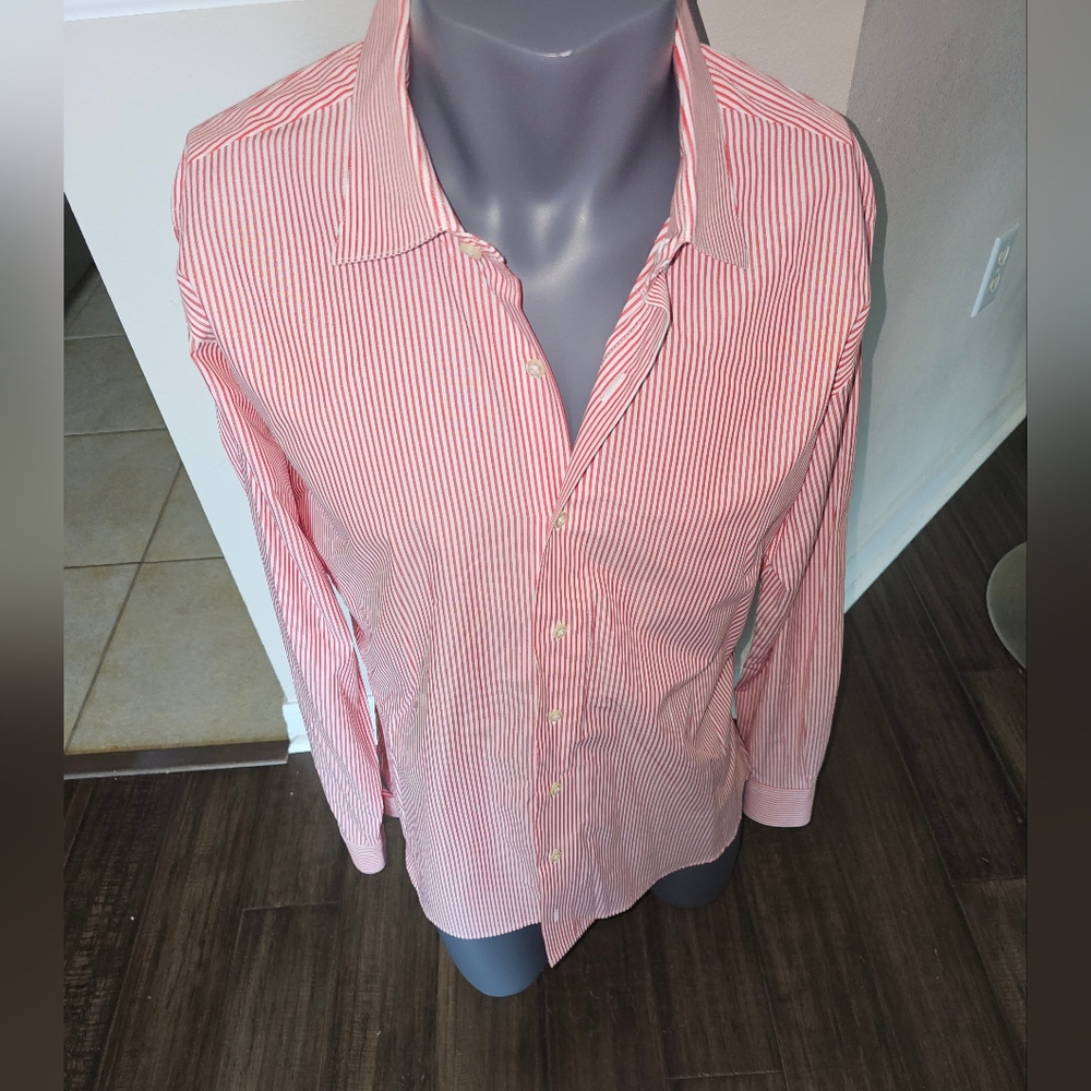 Tom James 16 1/2, 34 Sleeve Button-down Shirt.